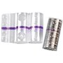 Blister pour pièces Boîte à monnaie 1€ - 2€ - 50cent - Classeur argent, euro, compte argent (20 pièces par coupe) - Kit 60 pièce