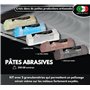Lux Metal - Kit 5 Disques de Polissage de 100 mm et 5 Pâtes Abrasives de 250 gr - Parfaits pour polir des métaux tels que l'alum
