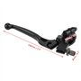 Levier d'embrayage de Frein Pliant avec perchoir pour - Dirt Pit Bike kit Levier d'embrayage et Levier de Frein de Moto+Levier E