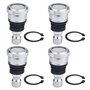 Lot de 4 joints à rotule avant 7061220 ATV UTV Bras A Joints à rotule supérieure et inférieure Compatible avec Polaris RZR 570