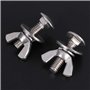 Ensemble de Vis en Métal, 2pcs Portable Kit d'Assortiment de Vis à Machine Vis de Plongée Boulons à Papillon Écrous à Oreilles K