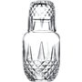 DUHALINE Audrey Crystal Ensemble carafe et verre de chevet en cristal avec pichet et gobelet