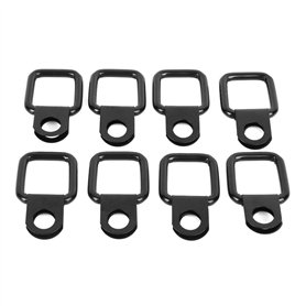Reminnbor 8 pièces ancrages à Anneau en D Hardtop/Couvercle Attache de Fixation à Retrait Rapide pour JK YJ TJ JKU Sports/Sahara