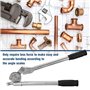 Outil de cintrage portatif pour cintreuse de tube à 180 ° pour tuyau en acier en cuivre et aluminium (3/8 "(10 mm) 370 mm)