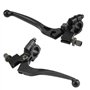 Yctze Levier dembrayage, 22mm 7/8in poignée d'embrayage moto de guidon avec perche pour 50CC-125CC Dirt Pit Bike pour levier fre