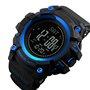FeiWen Homme Outdoor Militaires Sport Digital LED Plastique Montres Bracelet et Caoutchouc Ruban Multifonctionnel Boussole Podom