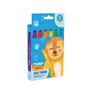 Jovi MY FIRST 1206 Lot de 6 feutres super lavables pour enfants à pointe arrondie Felt Pen Couleurs assorties