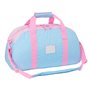 Sac de sport BlackFit8 Smile Rose Bleu clair 50 x 26 x 20 cm
