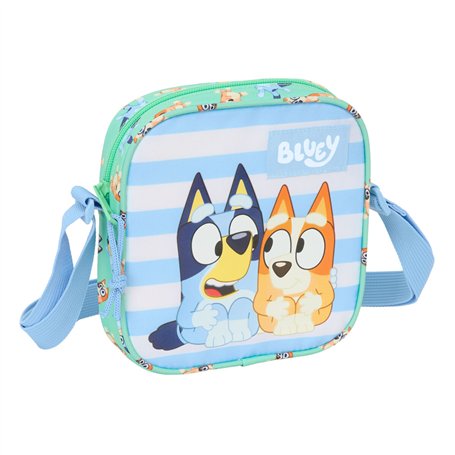 Sac à Bandoulière Bluey Sisters Vert 16 x 18 x 4 cm