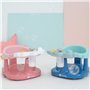 Twinly - Siège de bain pour bébé - Chaise de bain avec dossier - Barre de sécurité à ouverture et 4 grandes ventouses de sécurit