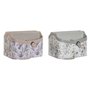 Organiseur DKD Home Decor Blanc Gris Lila Rose clair 2 Unités