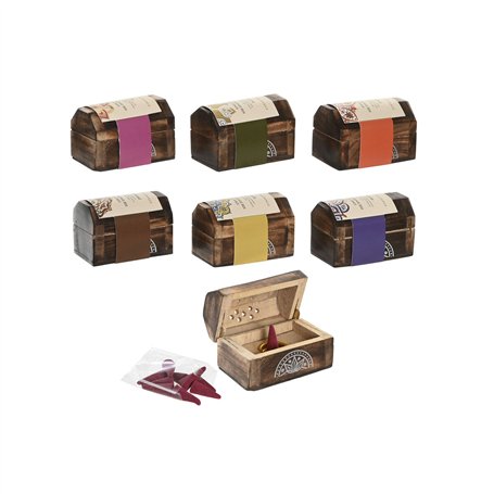 Support Home ESPRIT Bois de manguier Mandala Indien 9