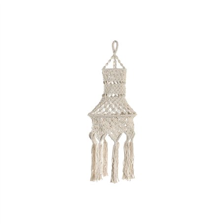 Écran de lampe Home ESPRIT Macramé Urbaine 30 x 30 x 30 cm