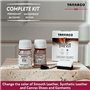 Tarrago | Kit de colorant auto-brillant 25 ml | Préparation au changement de couleur + Teinture pour cuir et toile pour la teint