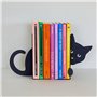 Balvi Serre-Livres Hidden Cat Couleur Noir Support de Livres pour étagère en Forme de Chat 2 unités M