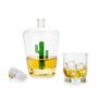 Balvi Carafe à Liqueur Cactus Couleur Vert pour Tous Types de liqueurs Verre