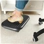 PrimeMatik - Repose-Pieds avec Plateau réglable en Plastique Noir 448 x 335 mm