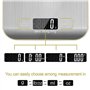 OcioDual Balance de Cuisine Électronique de Haute Précision 5000g/1g avec Écran LCD Rétroéclairé, 6 Unités et Fonction Tare Acie