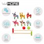 Well Home Jeu Classique de Croquet pour Enfants en Bois