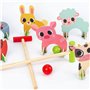 Well Home Jeu Classique de Croquet pour Enfants en Bois