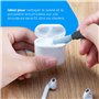 NK Nettoyant pour écouteurs 3 en 1 pour Airpods - Cleaning Kit, Kit de Nettoyage Multifonction - Stylo avec Brosse + Pince + Cot