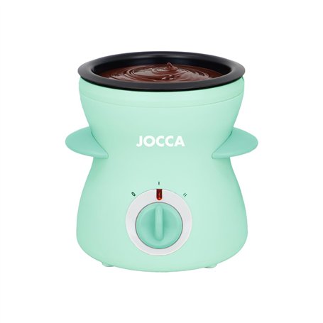 Jocca Machine à Fondue 350ML avec Bol Antiadhésif et 4 Fourchettes