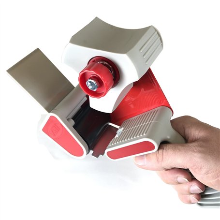 PAMPOLS Distributeur de ruban d'emballage pour emballage avec ruban adhésif | Machine à scotcher les boîtes avec frein