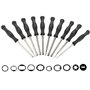 Hippotech 10 pcs Outil de réglage du carburateur Kit de tournevis pour carburateur à 2 cycles commun Réglage du petit carburateu