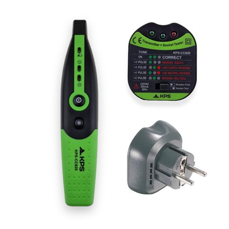 KPS-CC820 Testeur de Prises et Localisateur de Disjoncteurs sans avoir à couper l'Alimentation d'un Circuit.