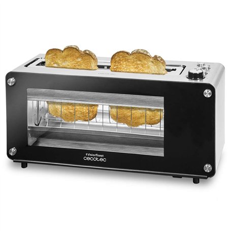 Cecotec Grill-pain VisionToast. Fenêtres en verre