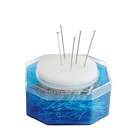 Epingle Couture nº6. Épingles de Couture 50 grammes. Épingles à Tête Plate en Acier. Épingle Droite pour couturière 35 mm