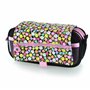 PracticDomus Trousse de rangement triple avec fermeture éclair individuelle, trousse pour matériel scolaire et voyage, Fleuri, T