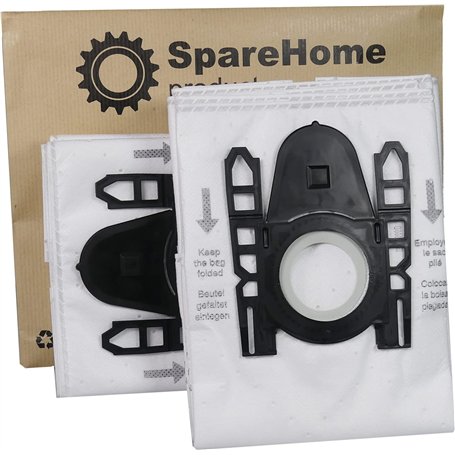 SpareHome® Lot de 10 sacs filtratión superieure pour aspirateur Bosch type G/G All/GXXL/GXL