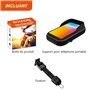 Sovica Support Telephone Moto Scooter Etanche Etui de Protection Visiere antireflet valable pour Les Telephones Portables jusqu'
