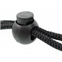 DOJA Barcelona | Arret de Cordon | Pack 10 | Stop Cordon 1 Trou | Longueur 22mm | en Plastique | Serre Cordon Rond Noir | pour C