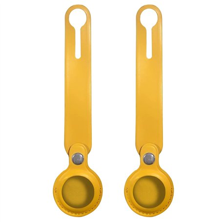 EUROXANTY Porte-Airtag | Porte-Clés pour Airtag | Accessoires pour le des Dispositifs Airtag de Localisation GPS | Cuir artifice