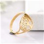 24 JOYAS Bague Arbre de Vie Doré Réglable Femme Alliance Famille et Cadeau Amour Femme, Métaux non précieux, Aucune pierre préci