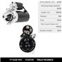 TESLA TECHNICS TT15208 PRO demarreur moteur 12V, 2.00 KW. Compatible avec MERCEDES-BENZ. Excellent relation qualité-prix. Instal