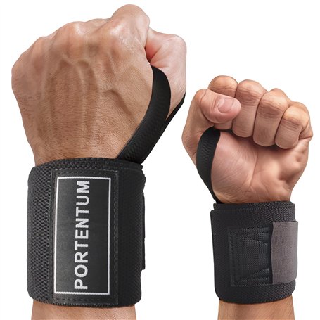 PORTENTUM Wrist Wraps Bande Poignet Musculation Unisex-Adult