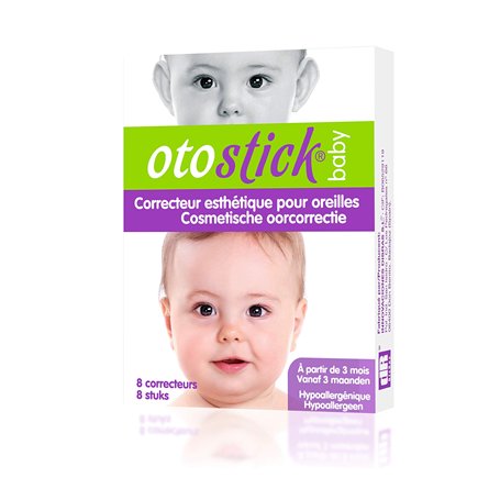 Otostick Bébé | Correcteur pour oreilles séparées | Contient 8 correcteurs et un Bonnet | À partir de 3 mois.