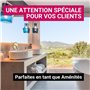 GPQ - Lingette Démaquillante Visage | 250 unités | Amenities Nettoyant Visage | Hydratant - Peau douce - Sans parabène - Biodégr