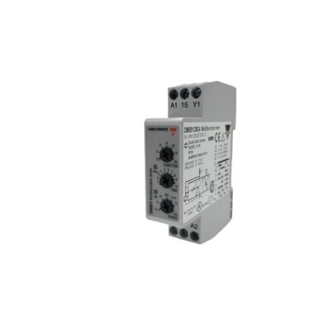 Minuterie Multifonction modulaire | Carlos Gavazzi DMB51CM24 | 7 Fonctions et 7 espaces de Temps | Relais Temporise Multifonctio