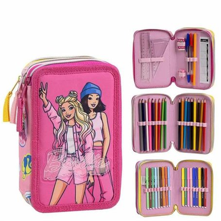 Pochette crayons Barbie Fuchsia 12