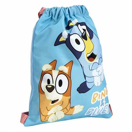 Sac à dos serré par des ficelles Bluey Bleu 27 x 33 cm