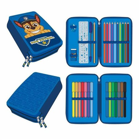 Pochette crayons The Paw Patrol Bleu 12
