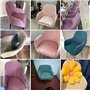 Fashionapple Couverture De Chaise/Housse De Chaise Salle A Manger Housse De Chaise Extensible 6 Pieces Scandinave Housse De Chai