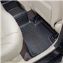J&J AUTOMOTIVE | Tapis De Sol en Caoutchouc TPE Toutes Saisones pour Focus 3 2010-2018 Système de Fixation Bord Haut Noir Antidé