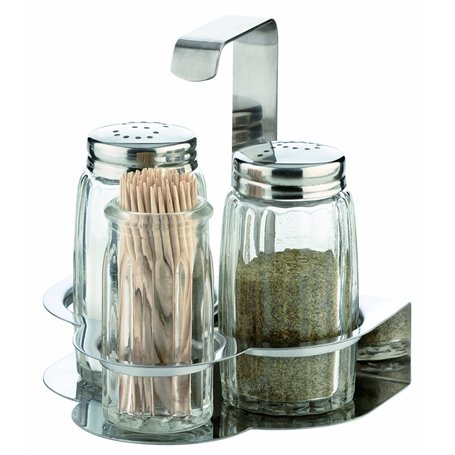 Tescoma Ensemble classique salière-poivrière et cure-dents