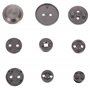 SIXTOL Kit de 50 Repousse-Pistons de Frein - Mallette en Plastique - Outil de Repousse pour Piston de Frein - Étrier de Frein -