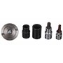 SIXTOL Kit de 50 Repousse-Pistons de Frein - Mallette en Plastique - Outil de Repousse pour Piston de Frein - Étrier de Frein -